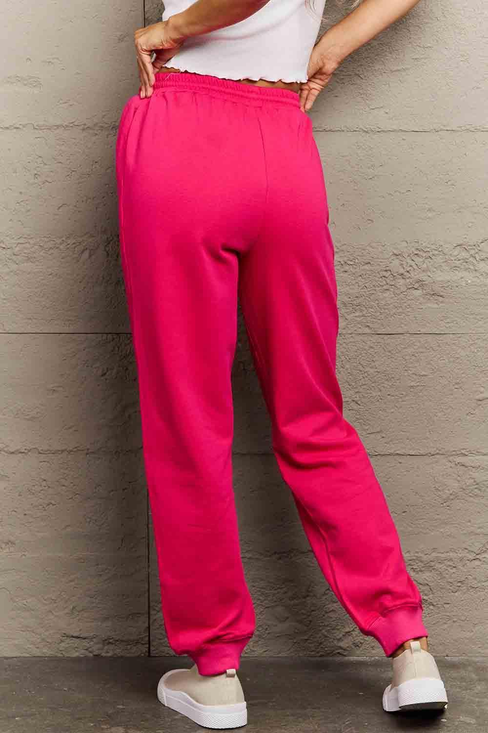 Simply Love Full Size Drawstring DAY YOU DESERVE Graphic Long Sweatpants