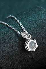 1 Carat Moissanite 925 Sterling Silver Necklace - Admiresty