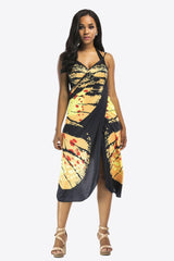 Butterfly Spaghetti Strap Cover Up - Admiresty
