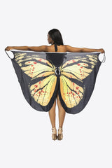 Butterfly Spaghetti Strap Cover Up - Admiresty
