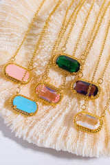 Copper 14K Gold - Plated Pendant Necklace - Admiresty