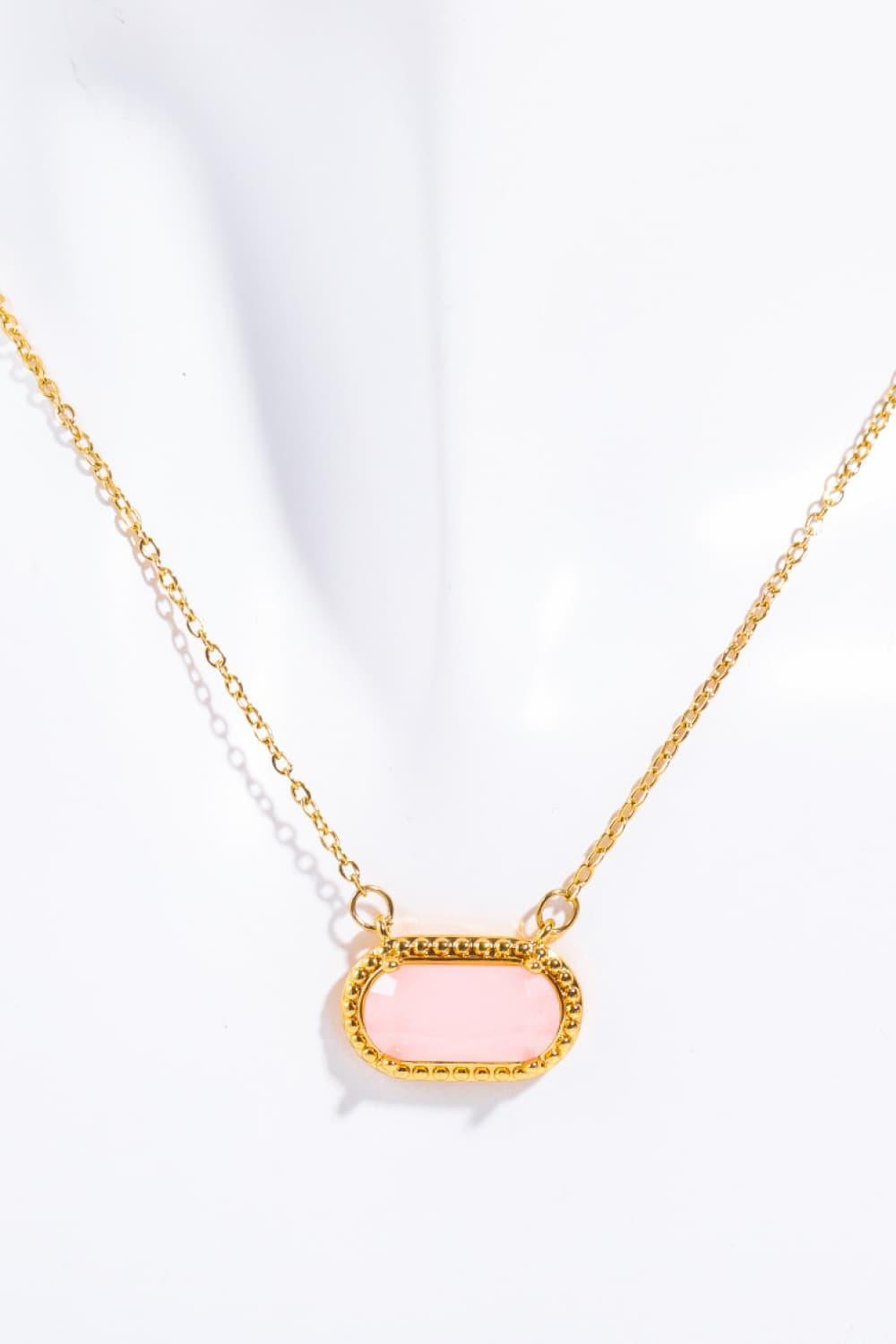 Copper 14K Gold - Plated Pendant Necklace - Admiresty
