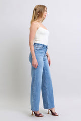 Judy Blue Full Size Wide Leg Jeans with Pockets